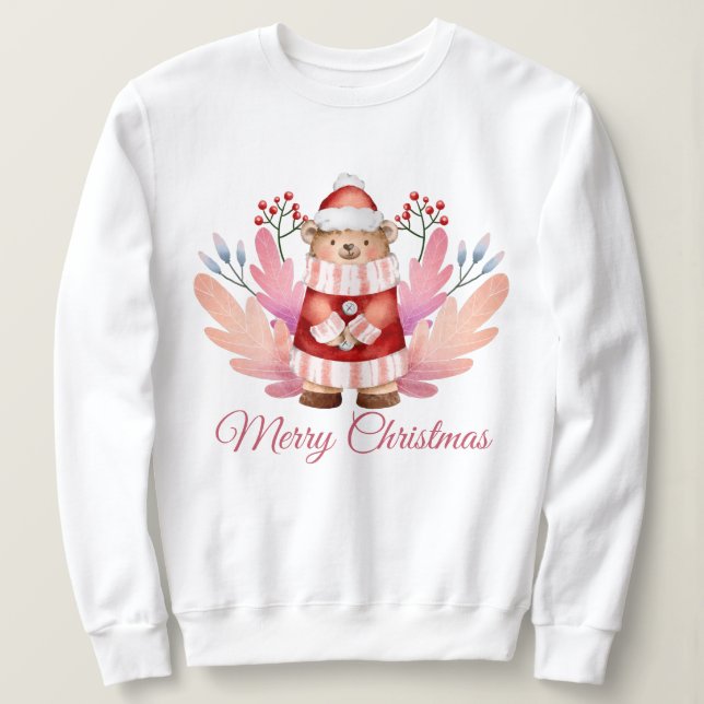 Christmas Bear Sweatshirt (Design Front)