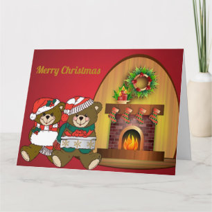 Christmas Bears Christmas Card