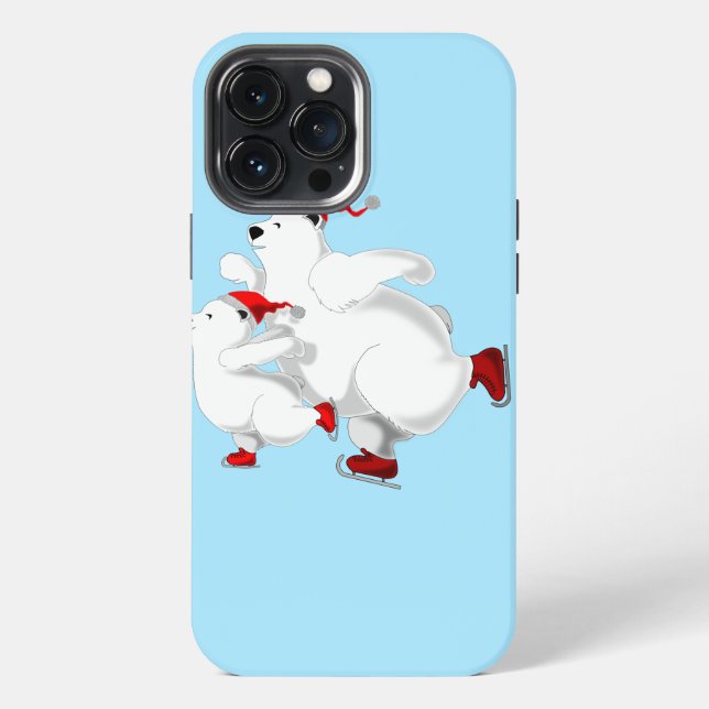 Christmas Bears iPhone Case (Back)