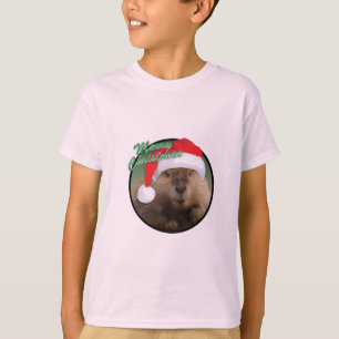 Christmas Beaver - Kids' Basic T-Shirt