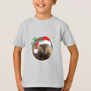 Christmas Beaver - Kids' Basic T-Shirt