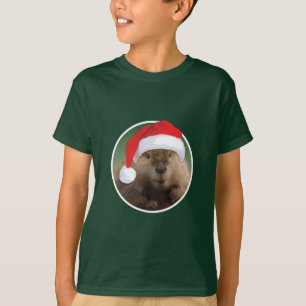 Christmas Beaver - Kids' Basic T-Shirt