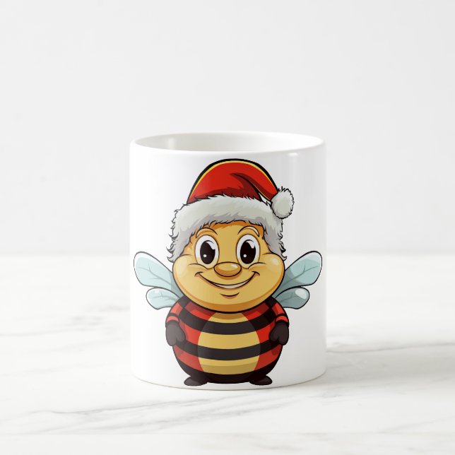 Christmas bee coffee mug (Center)