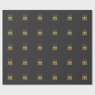 Christmas Beer Holiday Drinking Wrapping Paper