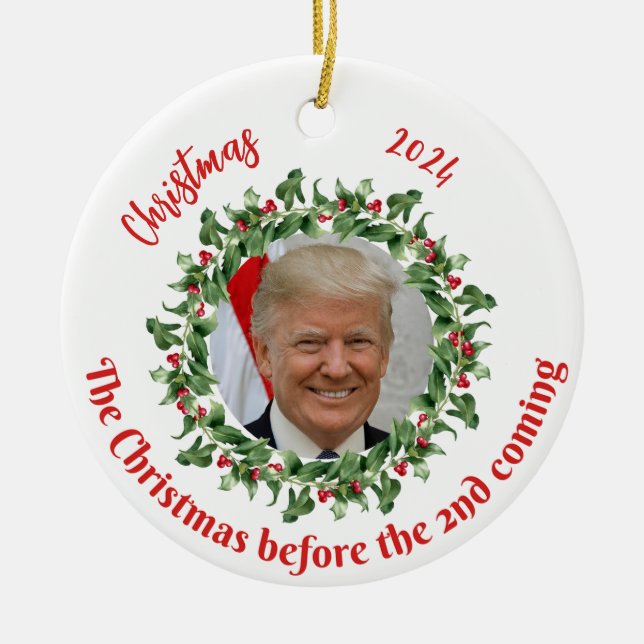 Christmas Before 2nd Coming Ornament (Front)