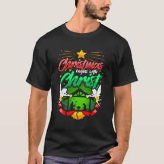 Christmas Begin With Christ Long Sleeve Shirt Nati