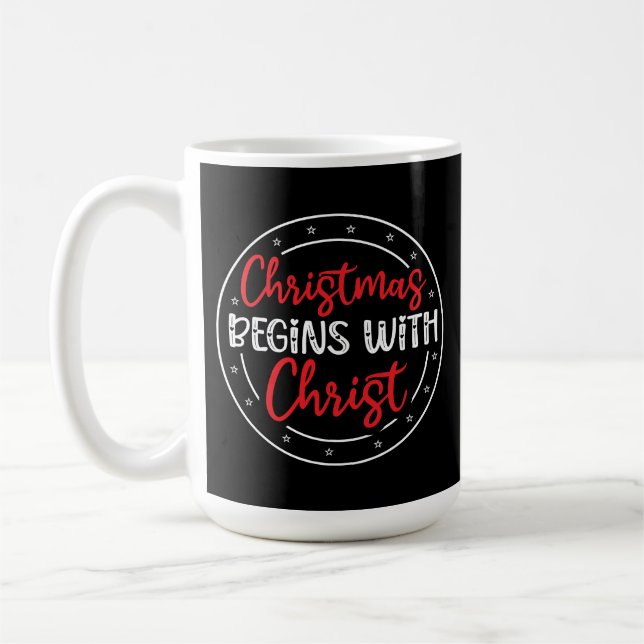 Christmas Begins With Christ-65772 Coffee Mug (Left)