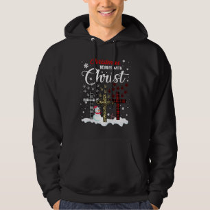 Christmas Begins With Christ Sign Language Christm Hoodie
