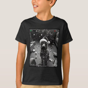 Christmas Belgian Malinois Caught On Camera T-Shirt