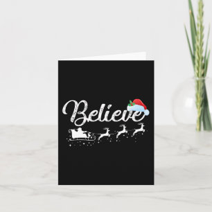 Christmas - Believe in Santa Claus Card
