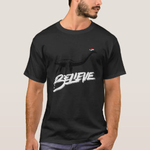 Christmas Believe Loch Ness Monster T-Shirt