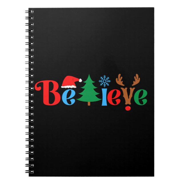 Christmas Believe Notebook (Front)