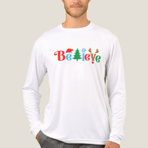 Christmas Believe Tri-Blend Shirt