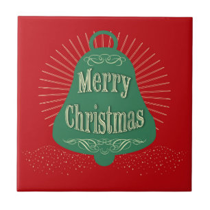 Christmas bell tile