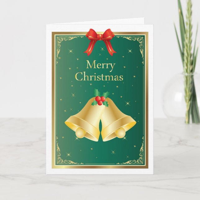 Christmas Bells Christmas Card (Front)