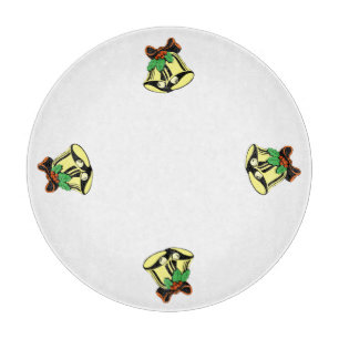 Christmas Bells Circular Cutting Board