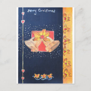 Christmas Bells Holiday Postcard