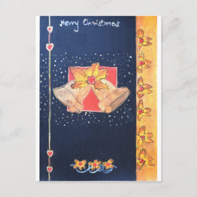 Christmas Bells Holiday Postcard (Front)