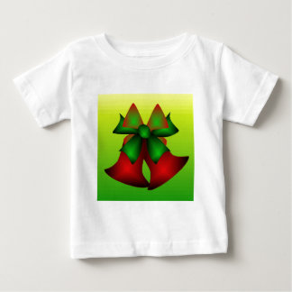 Christmas Bells In White Baby T-Shirt