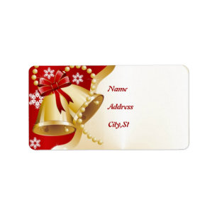 Christmas Bells Label Address