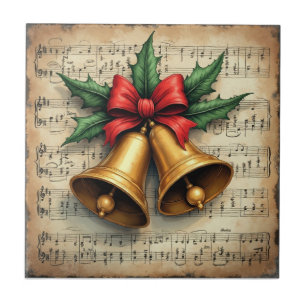 Christmas Bells on Sheet Music, Tile