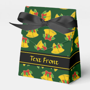 Christmas Bells Pattern Favour Box