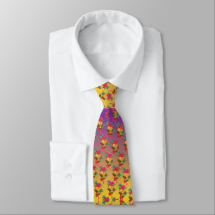 Christmas Bells Pattern Tie