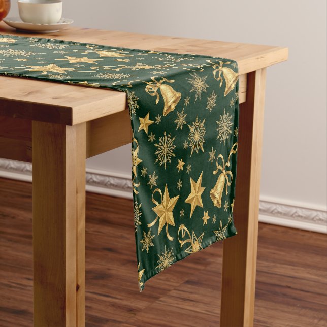 Christmas Bells Short Table Runner (In Situ)