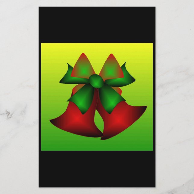 Christmas Bells Stationery (Front)