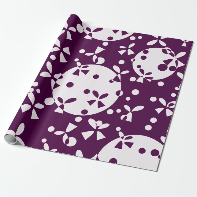 Christmas Bells Wrapping Paper (Unrolled)