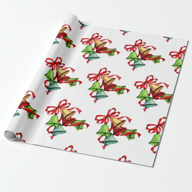 christmas bells wrapping paper (Unrolled)