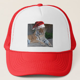 Christmas Bengal Tiger Trucker Hat