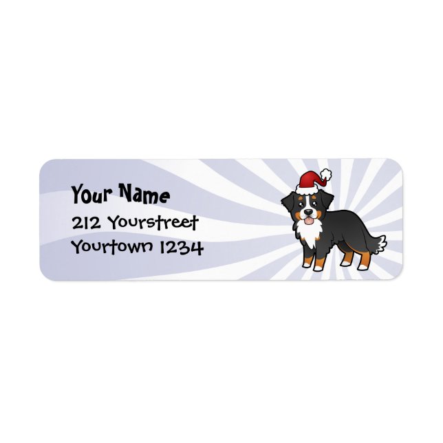 Christmas Bernese Mountain Dog (Front)