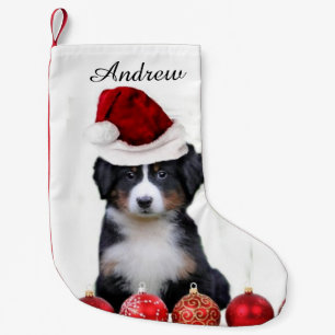 Christmas Bernese Mountain Dog stocking