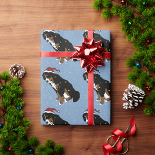 Christmas Bernese Mountain Dog Wrapping Paper