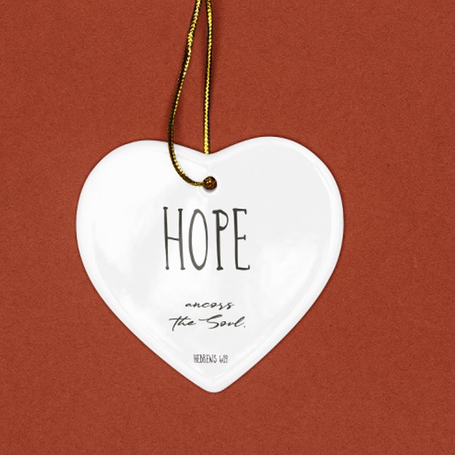  Christmas Bible Verse Hope Ceramic Ornament (Creator Uploaded)