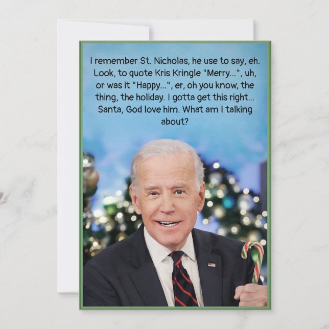 Christmas Biden Card (Front)