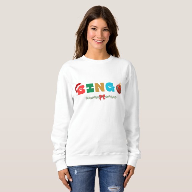 Christmas BINGO Sweatshirt (Front Full)