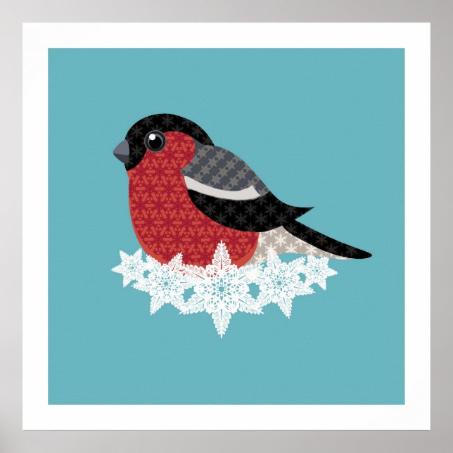 Christmas bird poster (Front)