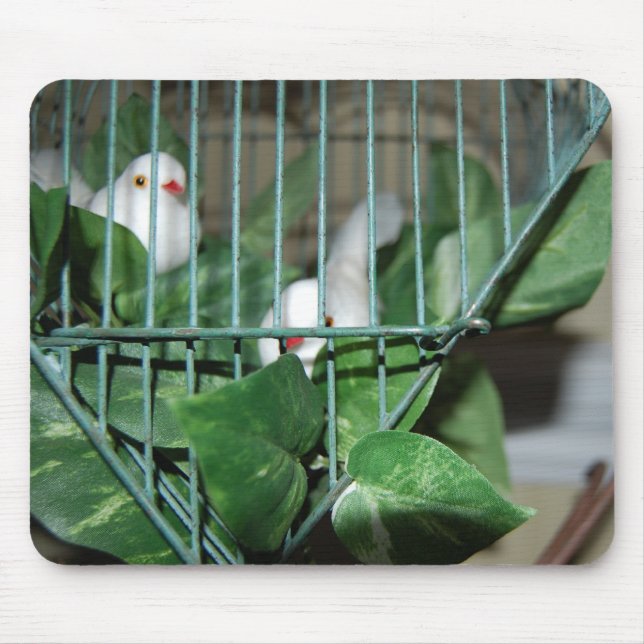 Christmas Birds Mouse Pad (Front)