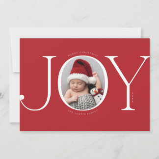 Christmas Birth Announcement Holiday Photo Card