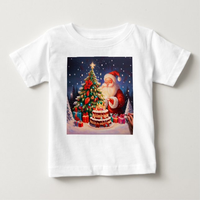 Christmas Birthday 11 Baby T-Shirt (Front)