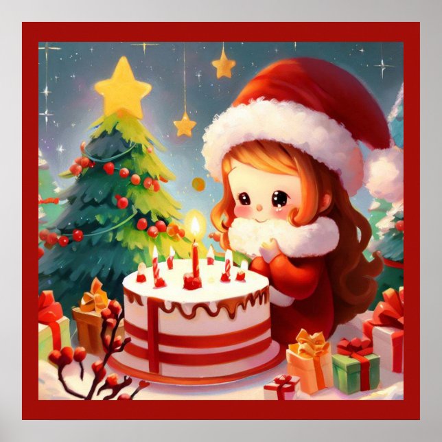 Christmas Birthday 1 Poster (Front)