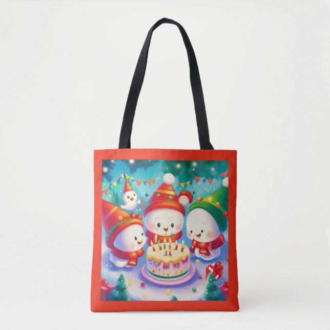 Christmas Birthday 6 Tote Bag (Front)
