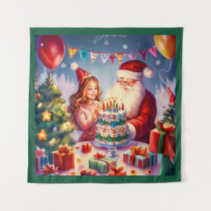 Christmas Birthday 8 Tapestry