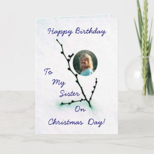 Christmas Birthday Holiday Card
