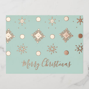 Christmas Birthday Snowflakes Foil Holiday