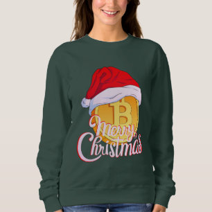 Christmas Bitcoin - Day Traders Gift Sweatshirt
