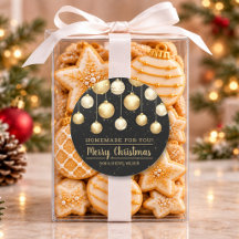 Christmas Black and Gold Homemade For You