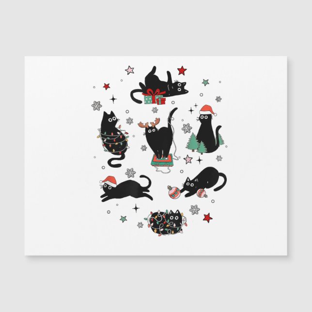 Christmas Black Cats (Front)